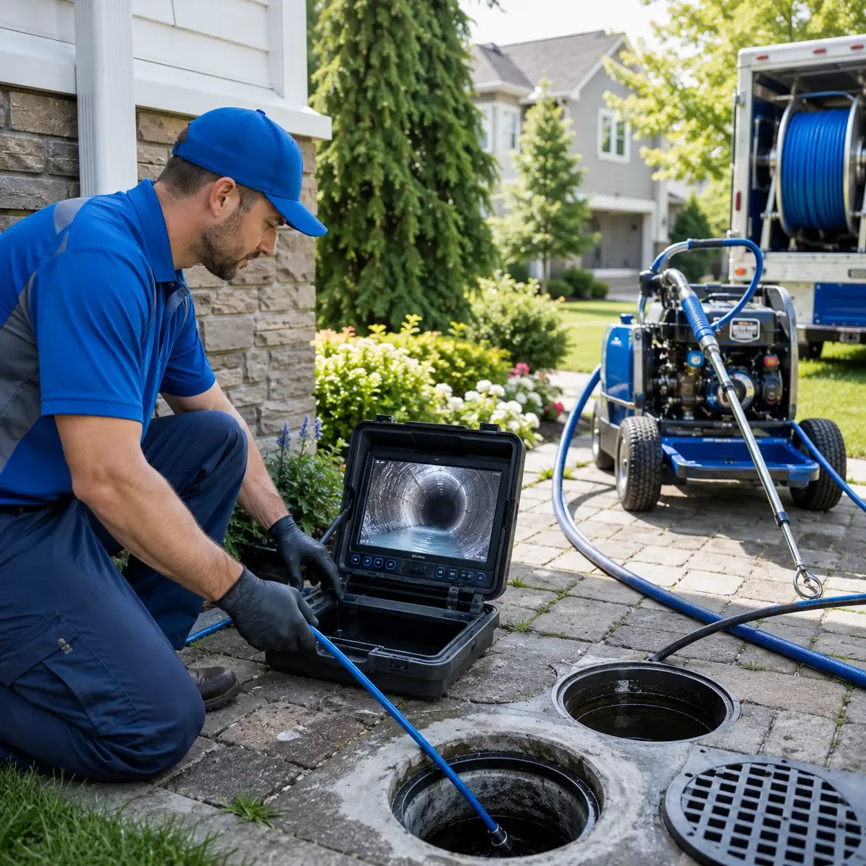 Outdoor drain cleaning professionals serving Sidney, IL